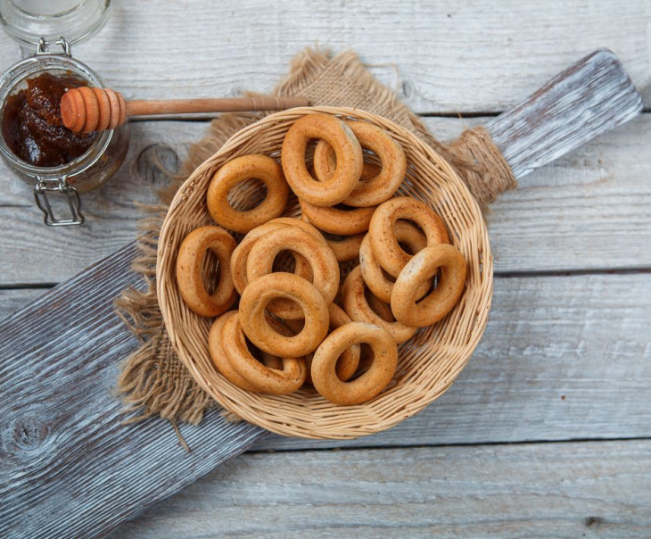 2080 Сушка медовая цельнозерновая на закваске Вкусляндия 