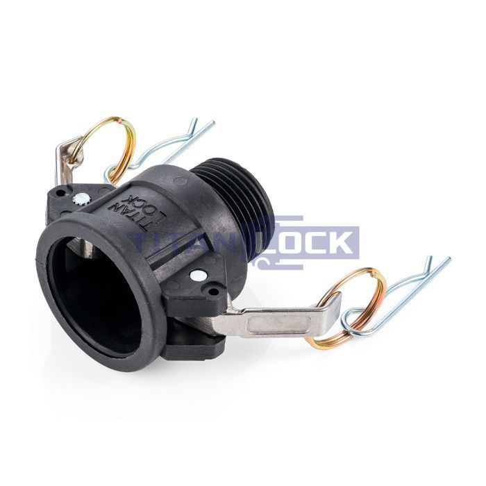 Камлок полипропиленовый тип B розетка, наруж. резьба BSP 2 1/2", TL250BPP TITAN LOCK  - Вид №2