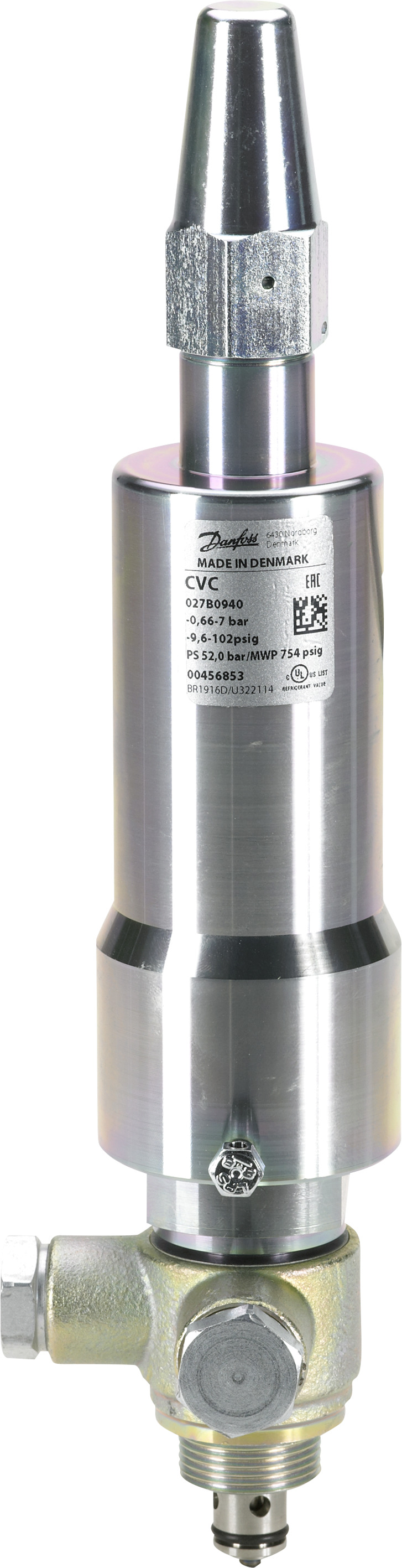 Danfoss CVС — регулятор давления для поддержания давления после клапана (после себя) Пилотн.клап.опорн.давл.CVC-L(-0,66-7бар) 027B0940  - Вид №4