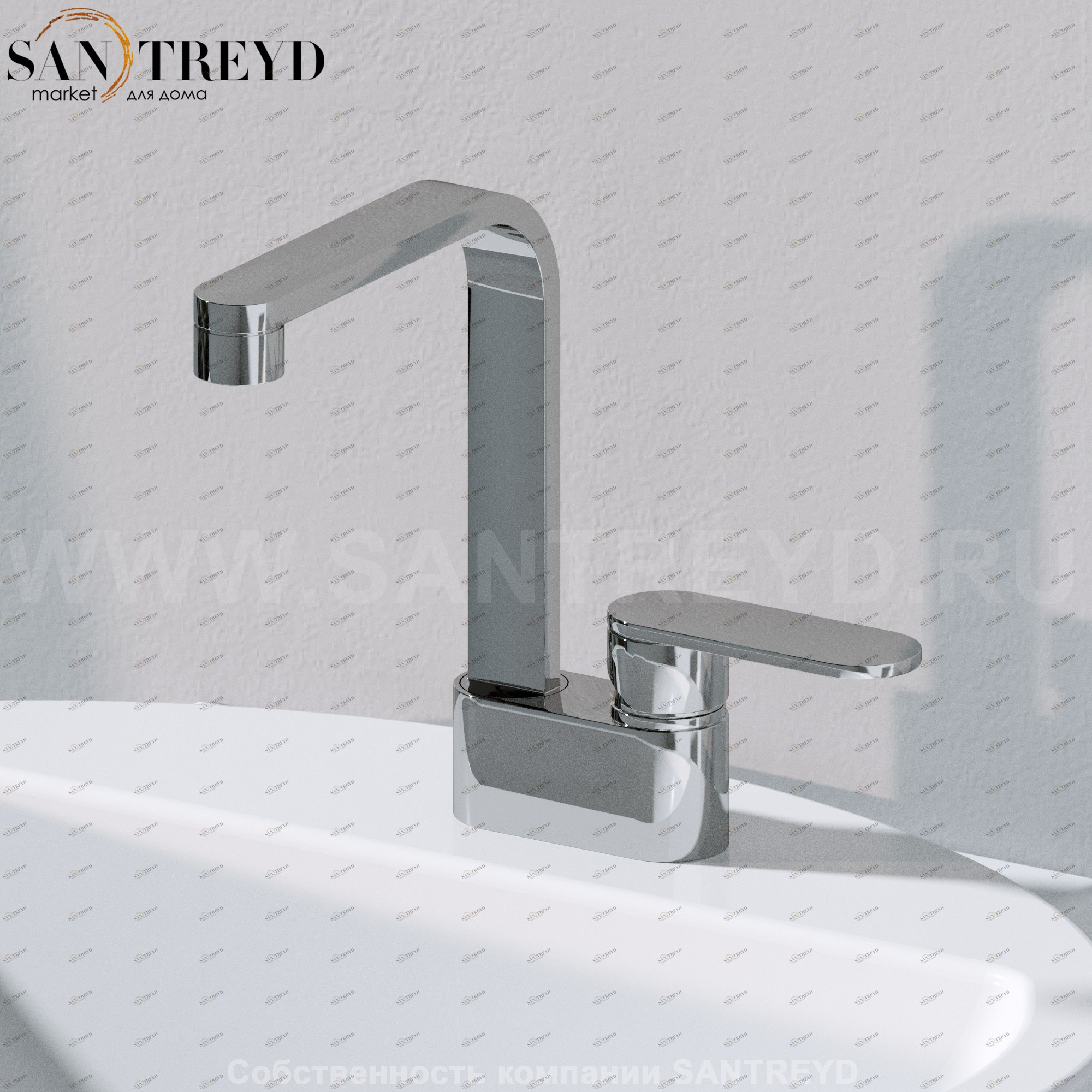 Flaminia ONE Смеситель для раковины хромированный 113055F Ceramica Flaminia