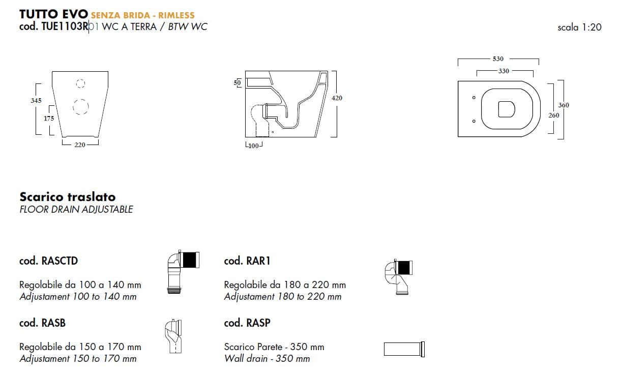 Напольный фарфоровый туалет Olympia Ceramica TUTTO EVO ARCH-00128866 - Вид №5
