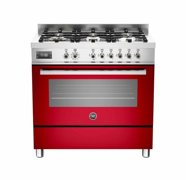 Bertazzoni Профессиональная отдельно стоящая кухня Professional Pro90 6 mfe s - Вид №5