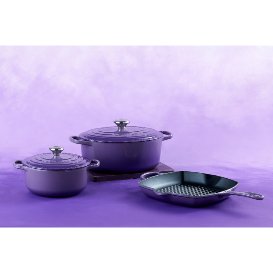 Кастрюля чугунная Le Creuset, Ø20 см, фиолетовая 21177207222430 - Вид №2