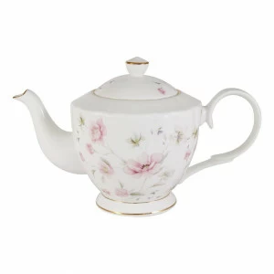 Чайник фарфоровый белый с розовым в упаковке "Розовый танец" ANNA LAFARG EMILY РОЗОВЫЙ ТАНЕЦ 00-3946805 Белый;розовый