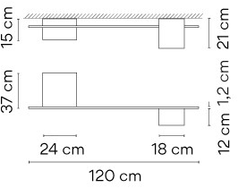 Vibia Светодиодный потолочный светильник прямого света из алюминия Structural sun-id-1423155 - Вид №6