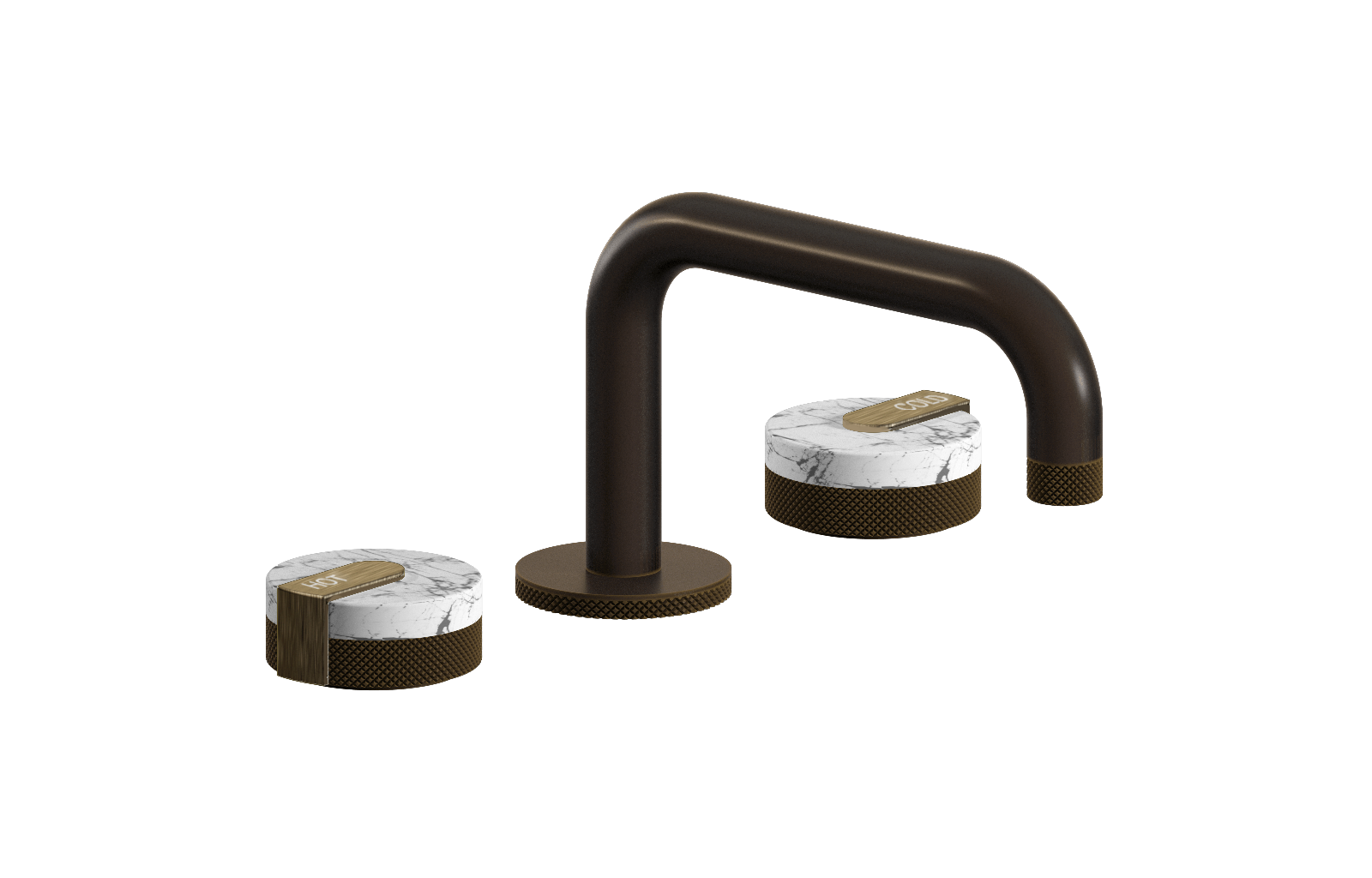 E-11510-R2MW-L1VBB-OB Смеситель для умывальника на 3 отвертия GRAFF MOD+