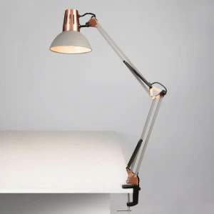 Настольная лампа Eurosvet Worker 01021/1 серый EUROSVET КЛАССИЧЕСКИЕ 222915 Серебро;серый