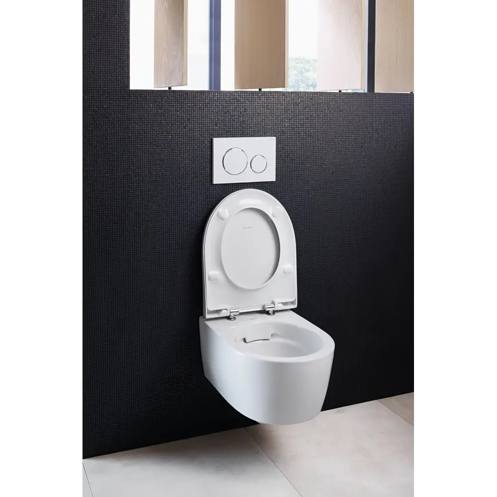 Унитаз подвесной Geberit iCon безободковый горизонтальный выпуск без сиденья STLM-2117017 - Вид №11