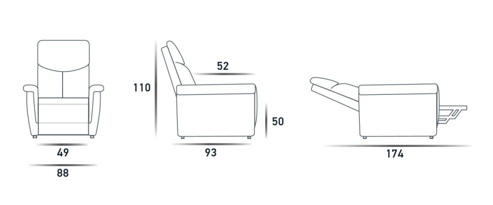 Кресло-Подъемник Relax Manuale Spaziorelaxitalia  Bergè Bergè Relax Manuale - Вид №4