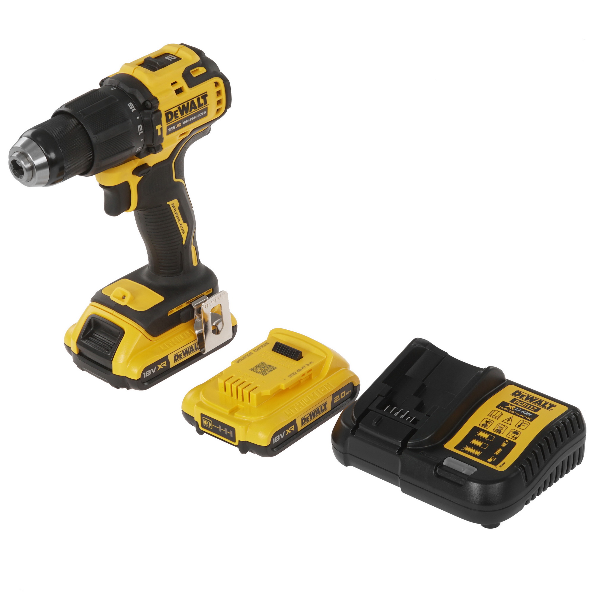 Дрель-шуруповерт DeWalt DCD709D2T XR FLEXVOLТ 18/54V 9014044 STDN-0034090 - Вид №1