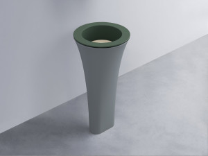 AMLA45-MU+AMPILT-LN+AMCOLT-BR Раковина Amedeo Tondo отдельностоящая cielo Enjoy + Amedeo