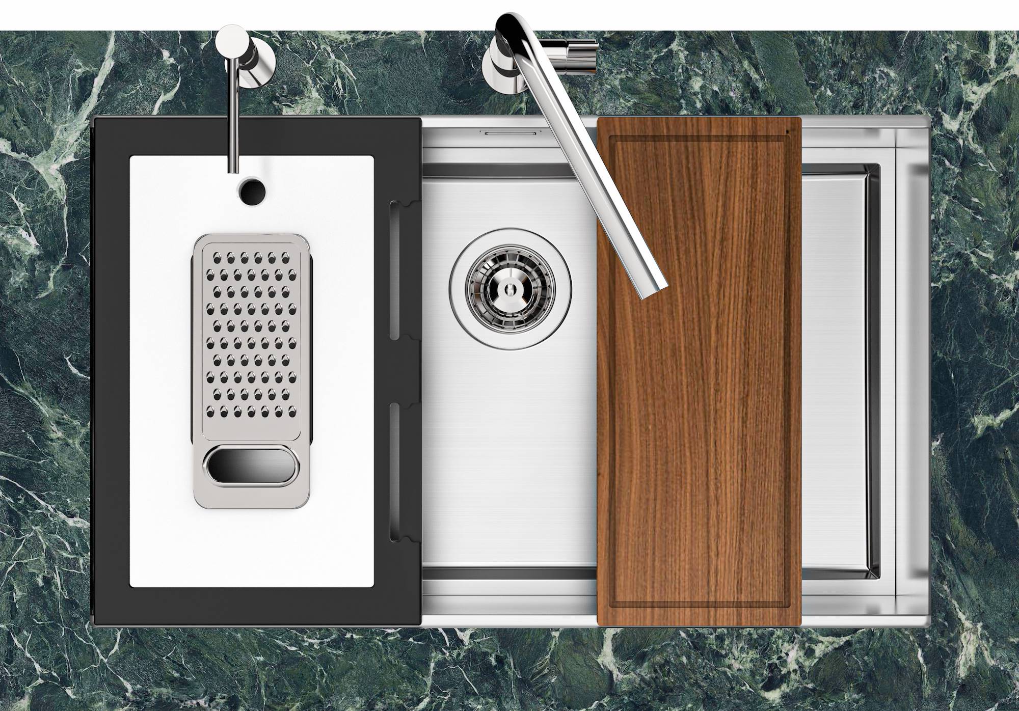 Раковина из нержавеющей стали Foster Quadra Evo ARCH-00124779 - Вид №4