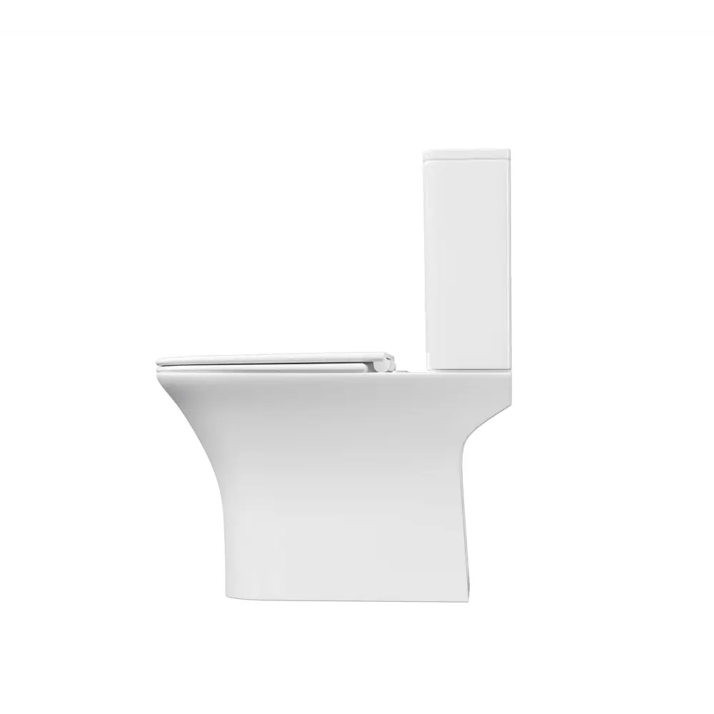 Унитаз-компакт Aquatek Optima Square безободковый двойной смыв цвет Optima Plus Square STLM-2205395 - Вид №1