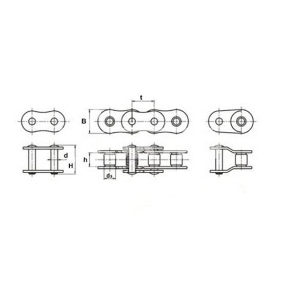 IS4325 Соединительное звено для цепи 083B-1G ISKRA  - Вид №2