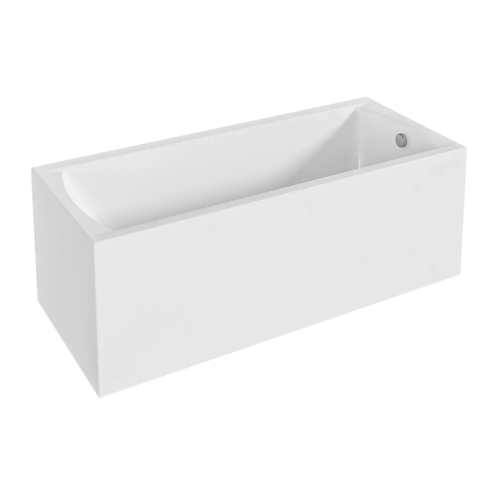 Ванна 100Acryl Ницца акриловая 130x70 см каркас в комплекте STLM-2170610 - Вид №2