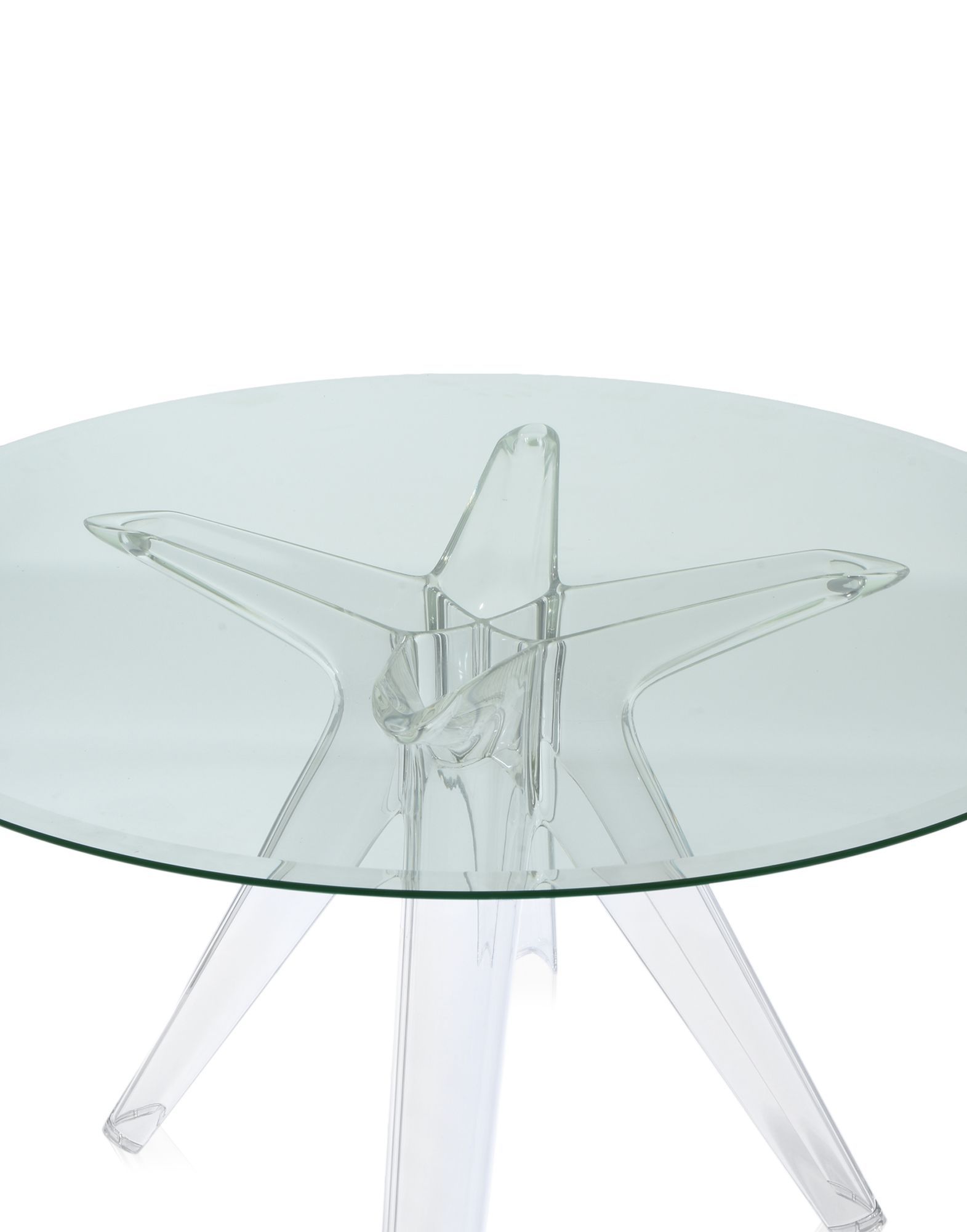 Круглый стол из хрусталя и инженерного пластика Kartell SIR GIO ARCH-00106990 - Вид №9