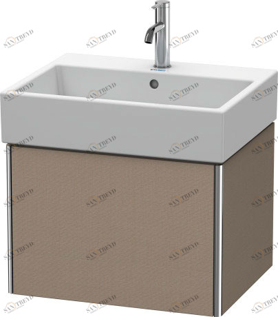 XS409307575 Тумбочка подвесная XSquare #XS4093 584 x 460 мм Лен, декор Duravit