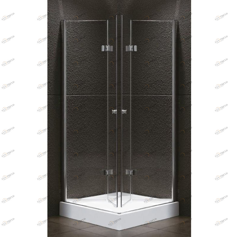 Душевой уголок CEZARES ELENA-W-ASH-2-80/90-P-Cr-R