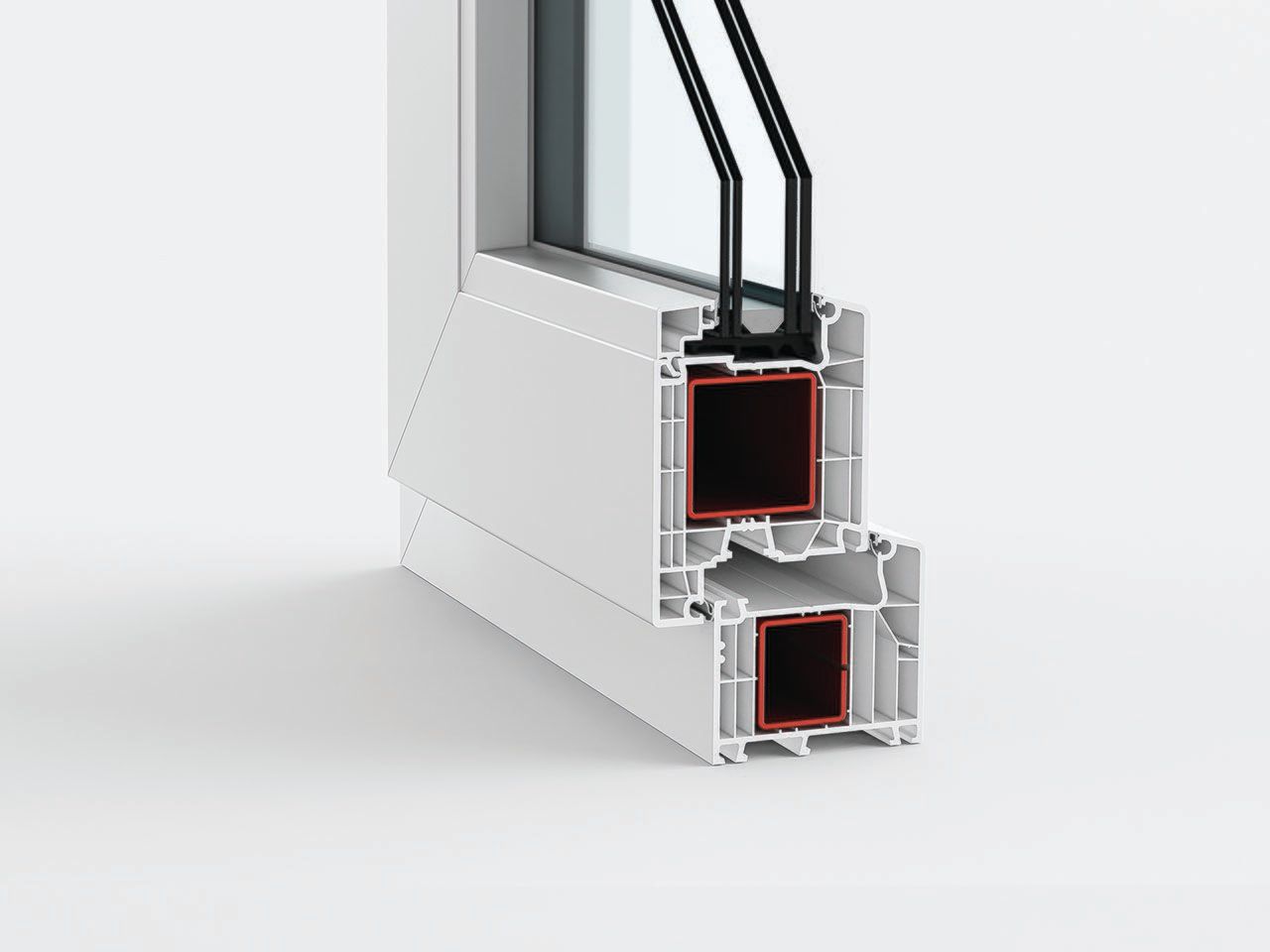 Двери из ПВХ DQG - Diquigiovanni DQG 85 SMART PORTONCINI ARCH-00081173 - Вид №2