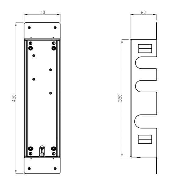 Комплект для установки смесителя CARIMALI KIT MONTAGGIO HIGH FLOW 2 VIE ARCH-00150701 - Вид №2