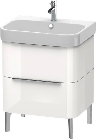 H2637201313 Тумбочка напольная Happy D.2 #H26372 625 x 480 мм Американский орех, натуральный шпон Duravit - Вид №2