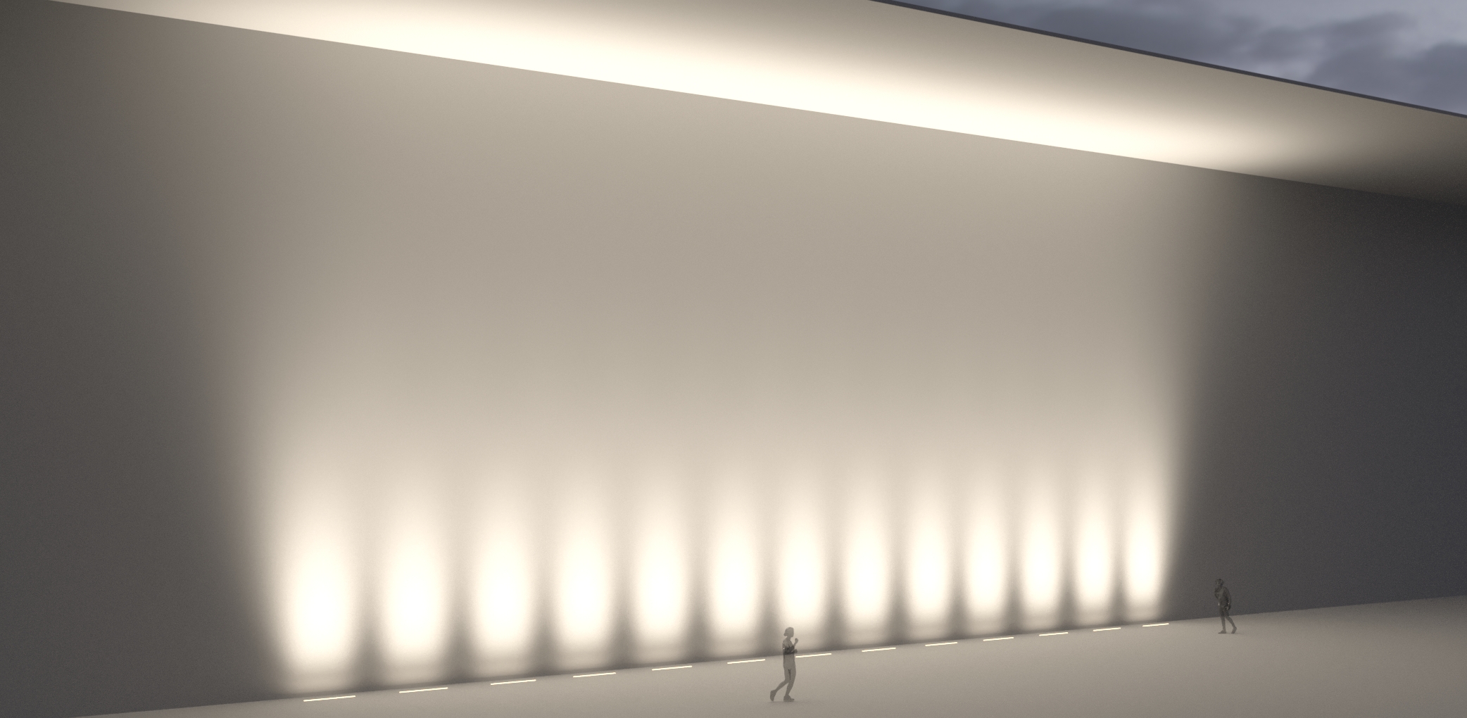 8498613 Встраиваемый в пешеходный пол Platek MINI CORNICHE Incasso   MINI CORNICHE 1200 mm - LED 3000K 26°  - Вид №7