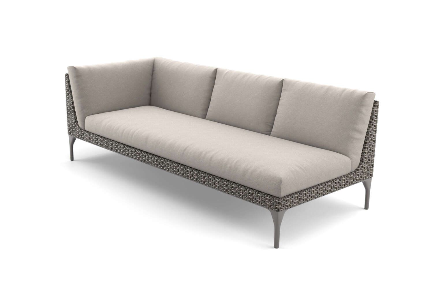 Тканевый модульный угловой садовый диван DEDON MU ARCH-00150811 - Вид №19