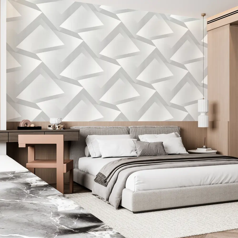 Обои флизелиновые Wall Decor Пикассо светло-серые 1.06 м 75246-14 STLM-2055350 - Вид №4