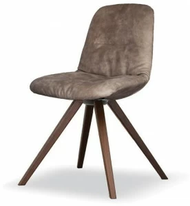 Tonon Стул из кожи или ткани с деревянной основой Step