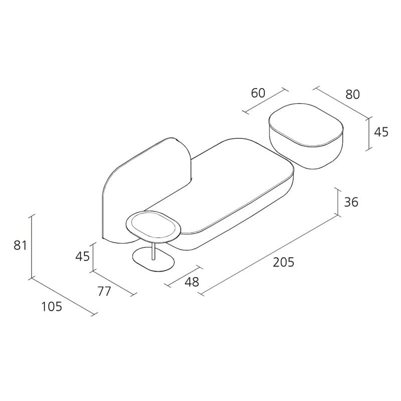 Модульный диван Alias Okome ARCH-00023257 - Вид №2