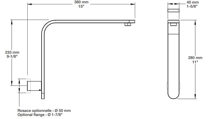 Настенный душ BARIL BRA-1409-02 ARCH-00050242 - Вид №2
