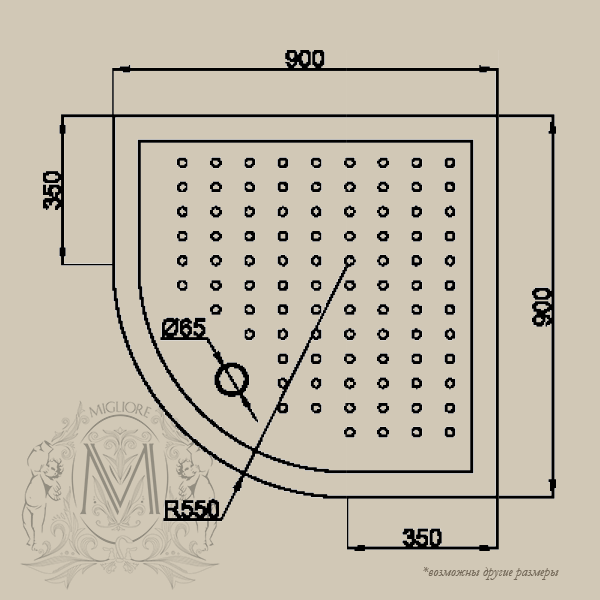 20384 Душевой уголок Migliore Aurelia - Вид №4