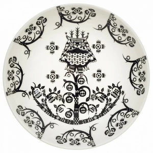 Тарелка глубокая "Taika" черно-белая IITTALA СОВРЕМЕННЫЙ 116090 Чёрный