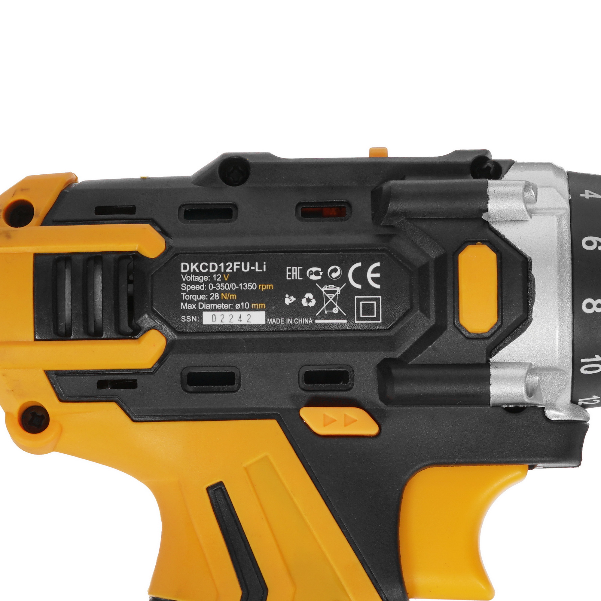 Дрель-шуруповерт DEKO DKCD12FU-Li 063-4117 5304379 STDN-0072193 - Вид №2