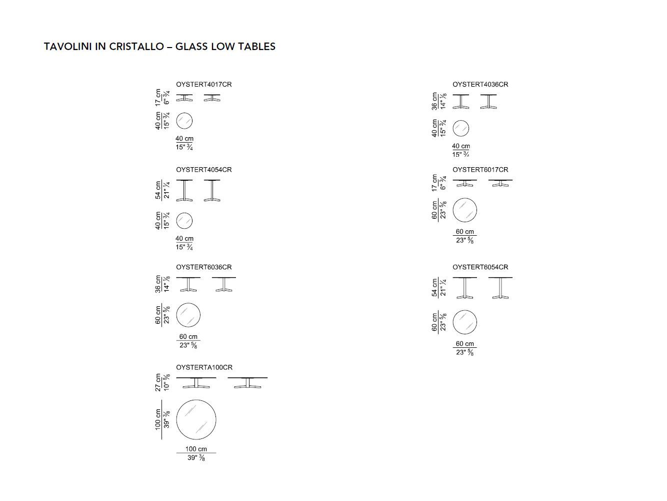 Круглый журнальный столик с кожаной обивкой i 4 Mariani Oyster ARCH-00055946 - Вид №1