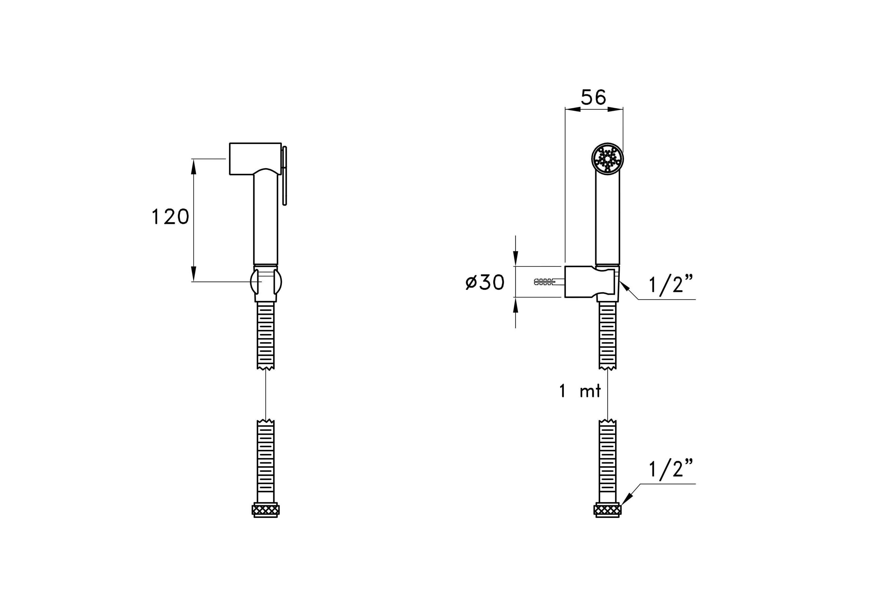 Ручной душ с держателем RUBINETTERIE STELLA ARCH-00108303 - Вид №1