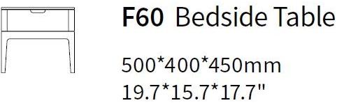 HC28 Cosmo Прикроватный столик Earl F60 - Вид №1