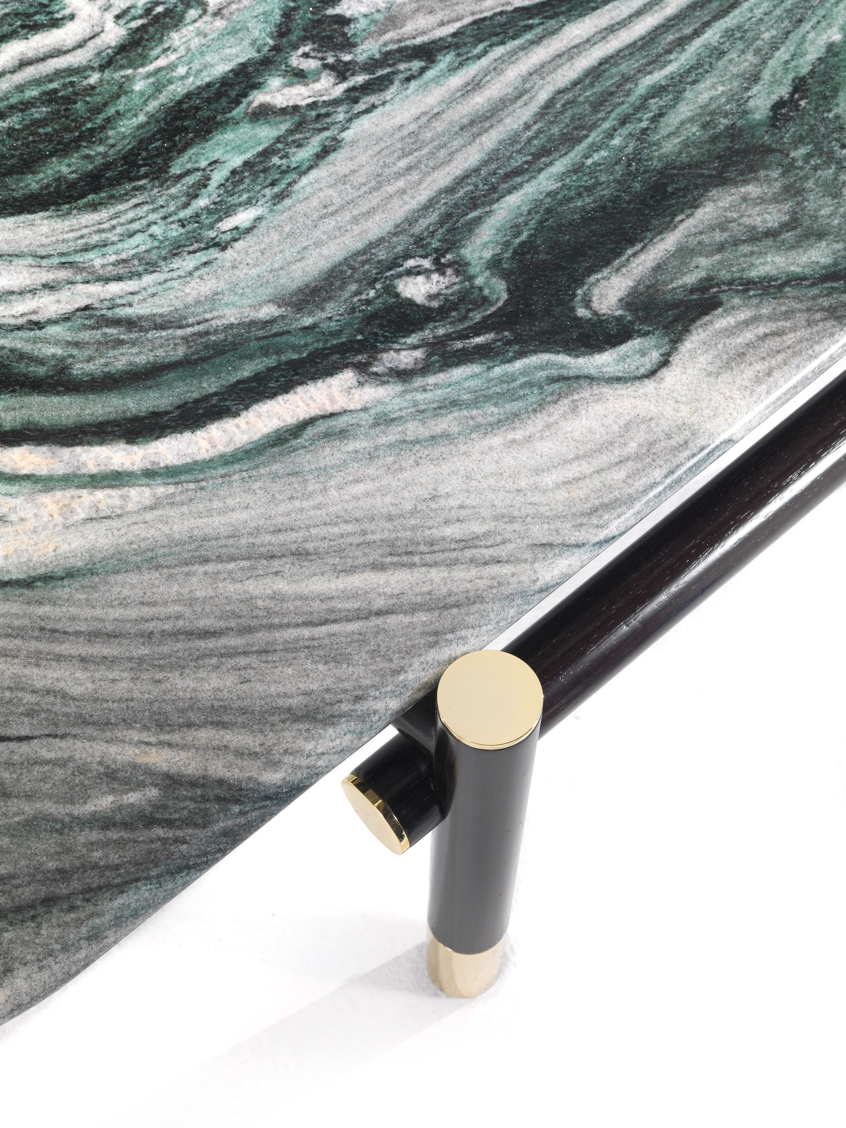 Прямоугольный журнальный столик из мрамора и дерева ETRO Home Interiors Woodstock ARCH-00098978 - Вид №5