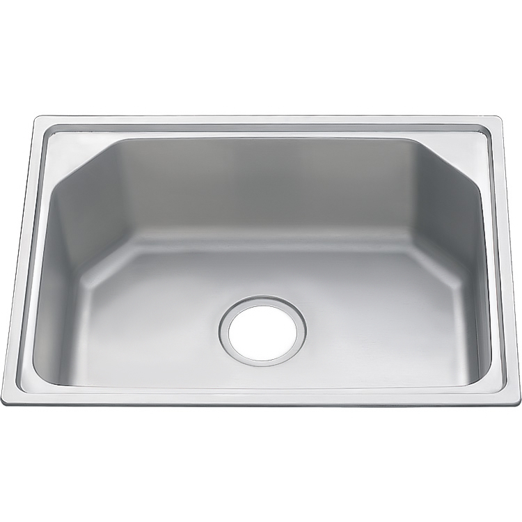 Мойка 5543 U MELANA 0,8/180 врезная прямоугольная с сифоном (245 t *6) 245 t (*6)