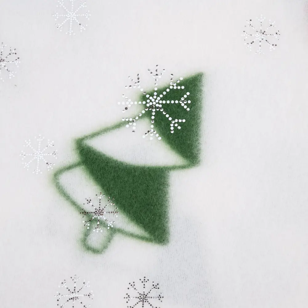 Плед «Ёлки с серебром» 130x170 см флис цвет мультиколор Santreyd Новый Год STLM-2063266