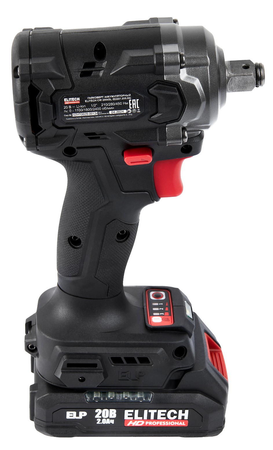 Гайковерт Elitech HD 2004SL 9130076 STDN-0001069 - Вид №2