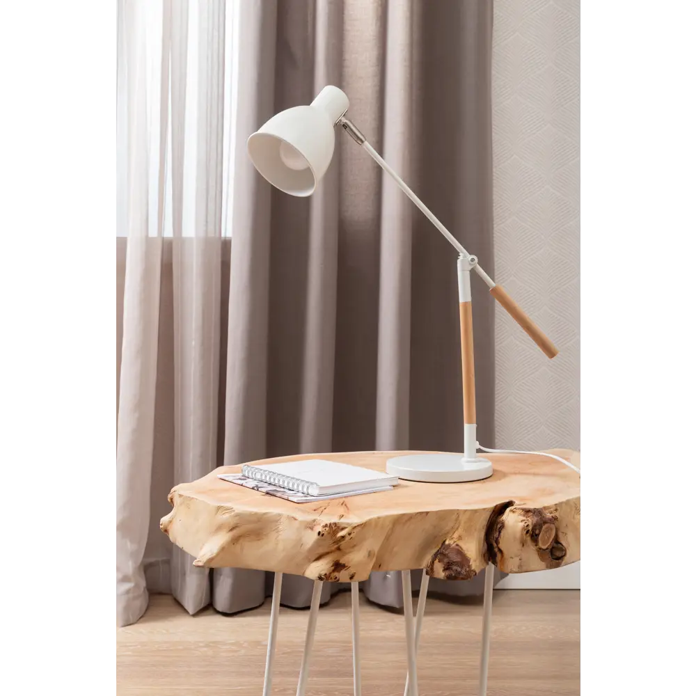 Светильник настольный «Nature» KD-333 1хЕ27х40 Вт, цвет белый CAMELION STLM-2016976 - Вид №9