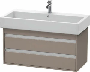 KT663804343 Ketho Тумбочка подвесная Базальт матовый, декор