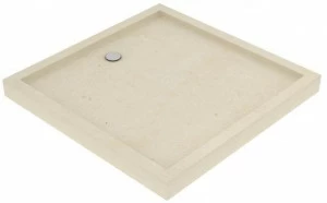 PIMAR Встраиваемый квадратный душевой поддон из камня Lecce  Ab7