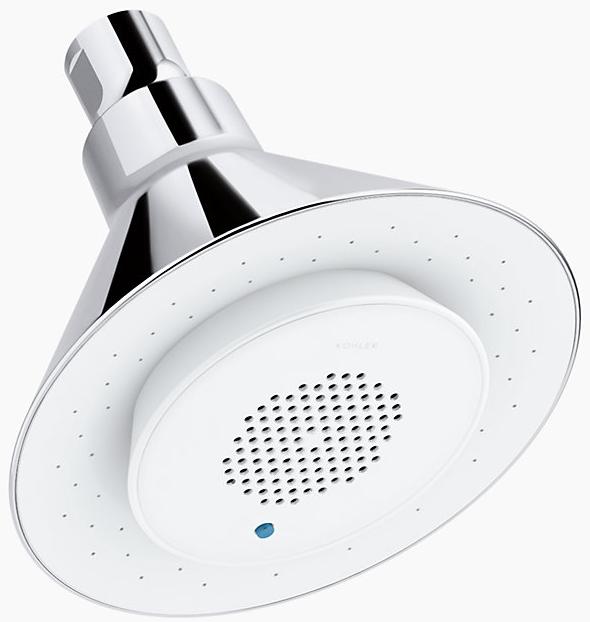 KOHLER Однофункциональная насадка для душа Moxie 2,5 галлона в минуту с беспроводным динамиком K-9245-0  - Вид №1