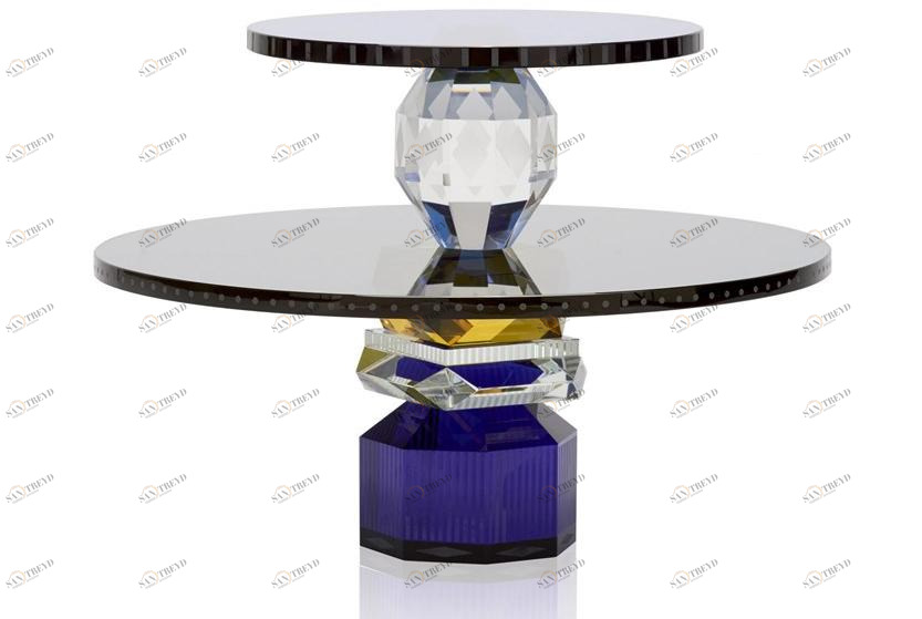 Reflections Copenhagen Поднос круглый хрустальный sun-id-1385584