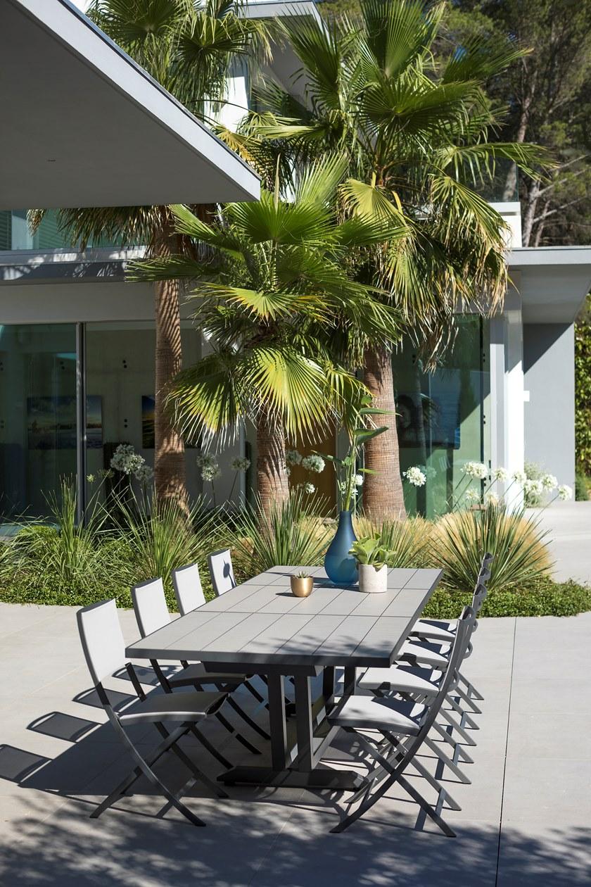 Les jardins Прямоугольный раздвижной садовый стол из hpl Amaka sun-id-1365472 - Вид №10