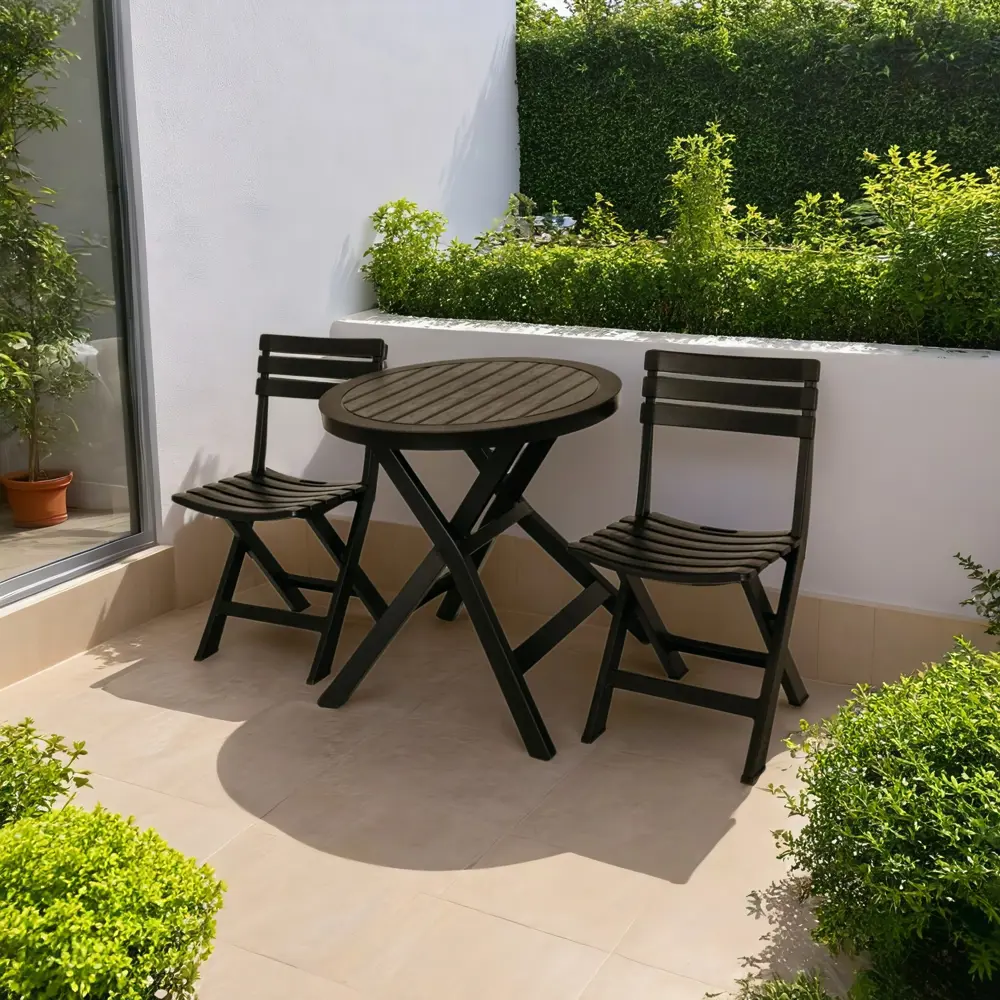 Набор садовой мебели для отдыха Марсель пластик графит Santreyd STLM-2192660 - Вид №7