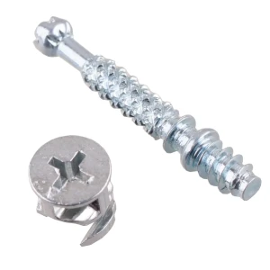 Набор эксцентриковых стяжек 12x34 мм сталь серебристый 4 шт. 89442764