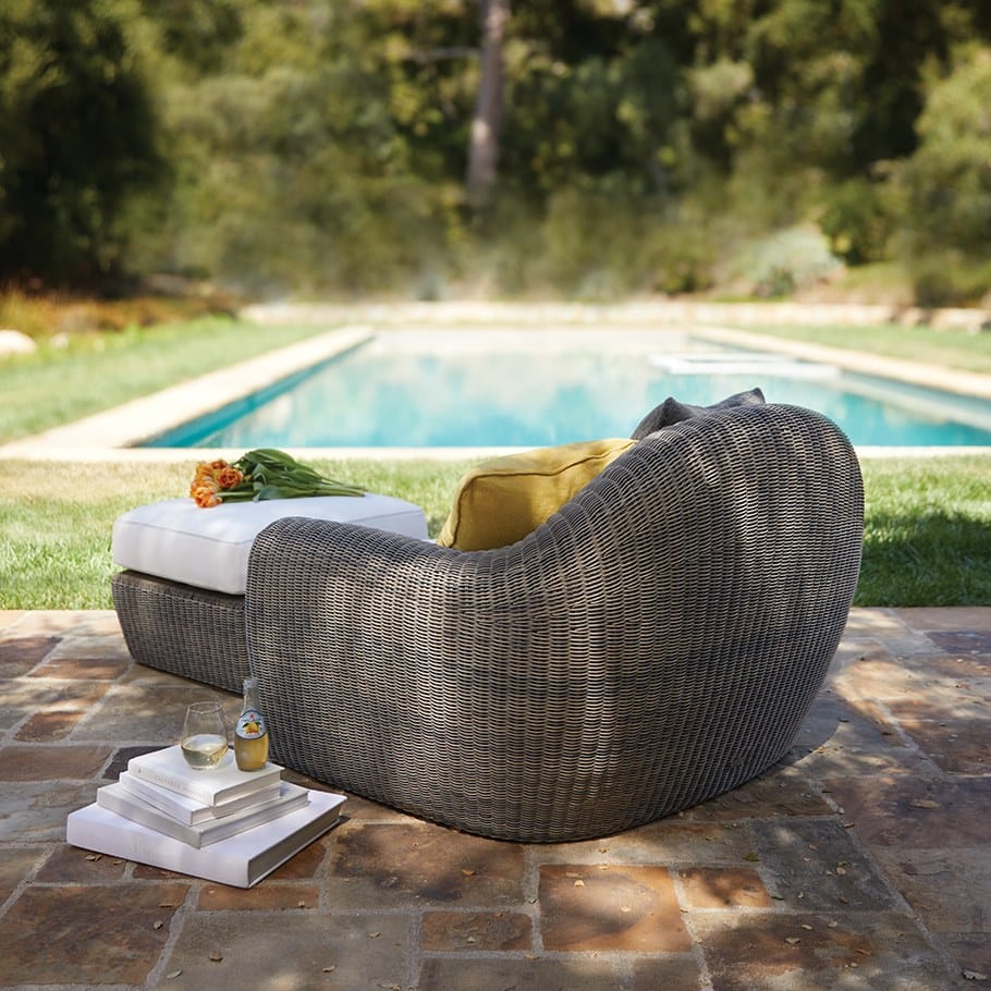 Прямоугольный садовый пуф из JanusFiber® JANUS et Cie ARCH-00023802 - Вид №6